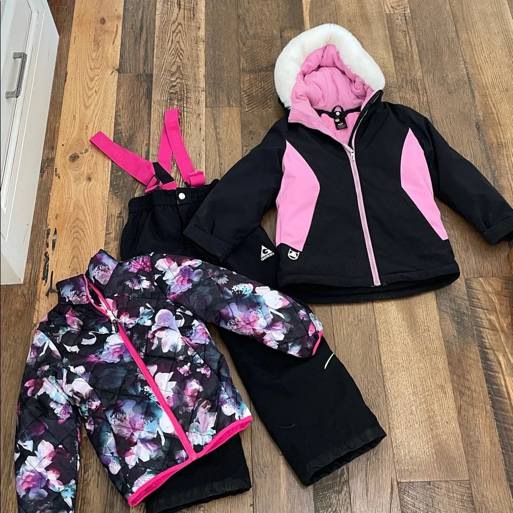Gerry 3 Pc winter coat bibs girls 7-8